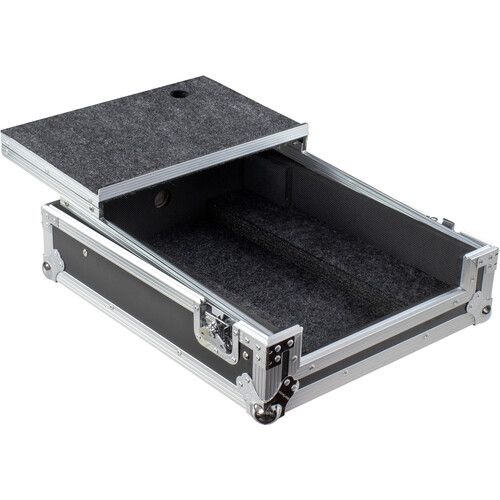  Odyssey Case with Glide-Style Laptop Platform for Pioneer DJ DJM-A9 (Black / Silver)