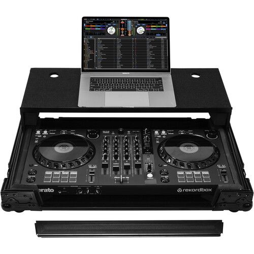  Odyssey Black Label Glide Style Flight Case for Pioneer DDJ-FLX6 Controller (All Black)