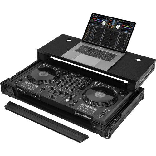  Odyssey Black Label Glide Style Flight Case for Pioneer DDJ-FLX6 Controller (All Black)