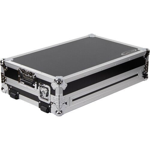  Odyssey Flight Zone Glide Style Flight Case for Pioneer DDJ-REV7 (Silver on Black)