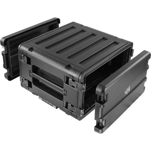  Odyssey Injection-Molded Rack Trolley Case (6 RU)