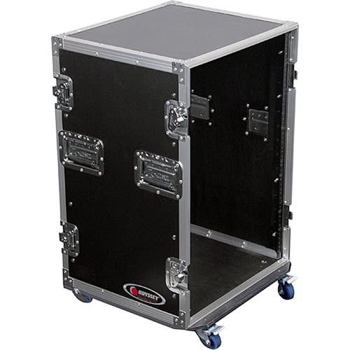  Odyssey FZSRPAR16W Flight Zone Space Saver Amp Rack Case