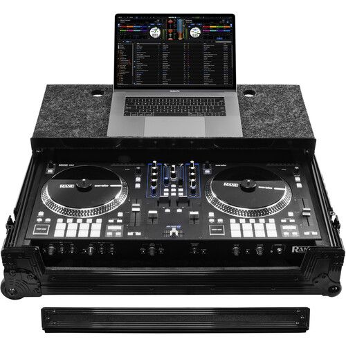  Odyssey Black Label Glide-Style Case for RANE ONE with Wheels (All Black)