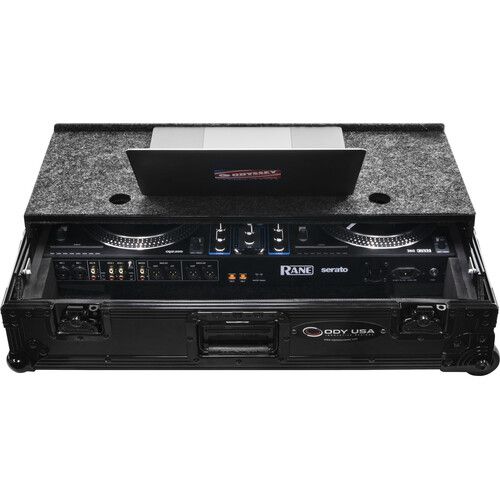  Odyssey Black Label Glide-Style Case for RANE ONE with Wheels (All Black)