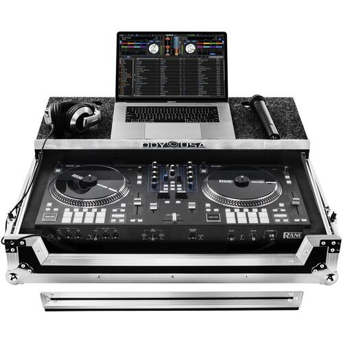  Odyssey Flight Zone Glide Style Case for Rane One (Silver and Black)