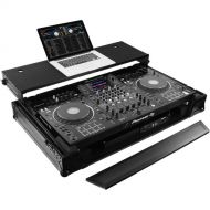 Odyssey Pioneer XDJ-XZ Black Label Glide Style Case with Wheels and 1 RU Rack (Black)