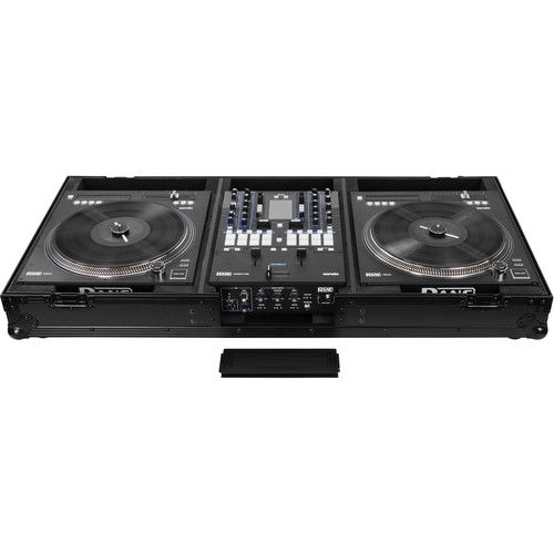  Odyssey Black Label DJ Battle Coffin for Rane Seventy-Two Mixer and Two Rane Twelve Controllers