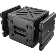 Odyssey Vulcan Series Watertight Dustproof Injection-Molded Rack Case (10 RU)