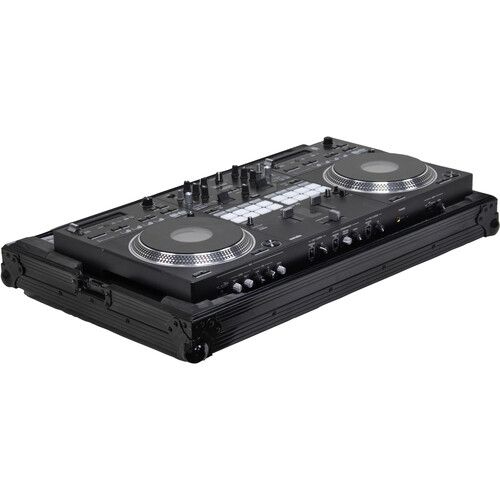  Odyssey Black Label Low-Profile Series DJ Controller Case for Pioneer DDJ-REV7 (All Black)