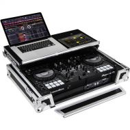 Odyssey Pioneer DDJ-800 Glide-Style Flight Case with 1 RU Rack (Silver Hardware)