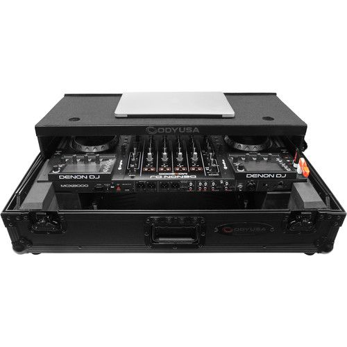  Odyssey Denon MCX8000 DJ Controller Black Label Glide Style Case with Lower 19