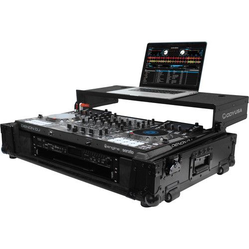  Odyssey Denon MCX8000 DJ Controller Black Label Glide Style Case with Lower 19