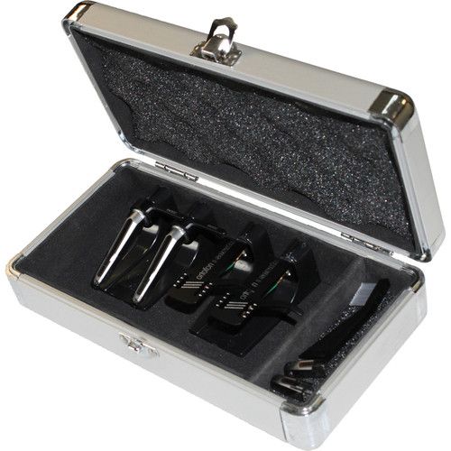  Odyssey Krom Pro2 Cartridge Case - For Four Turntable Cartridges (Silver)