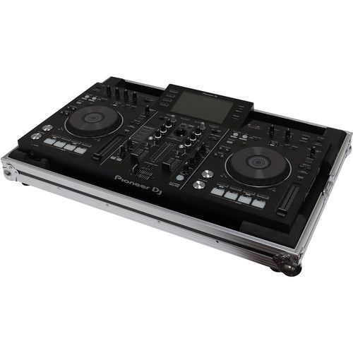  Odyssey Flight Zone Low Profile Series DJ Controller Case for Pioneer XDJ-RX or XDJ-RX2 (Silver and Black)