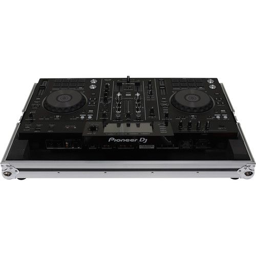  Odyssey Flight Zone Low Profile Series DJ Controller Case for Pioneer XDJ-RX or XDJ-RX2 (Silver and Black)