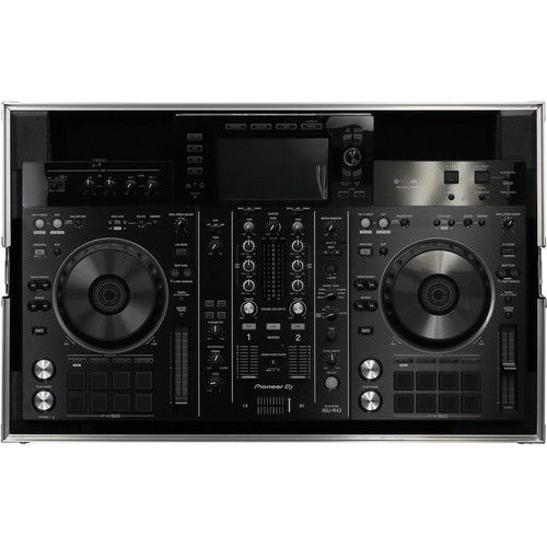  Odyssey Flight Zone Low Profile Series DJ Controller Case for Pioneer XDJ-RX or XDJ-RX2 (Silver and Black)