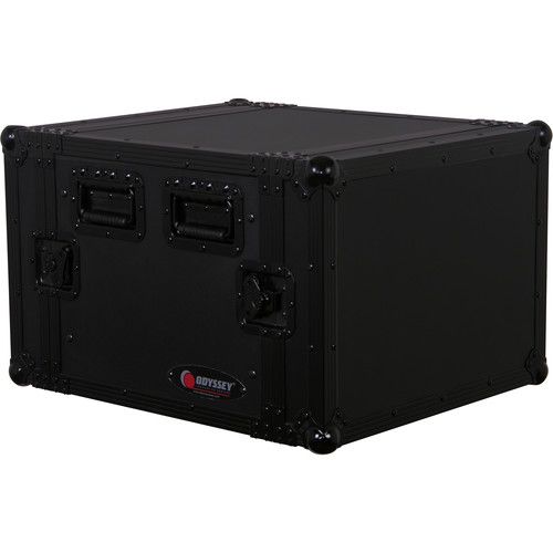  Odyssey Black Label 8-Space Amp Rack Case