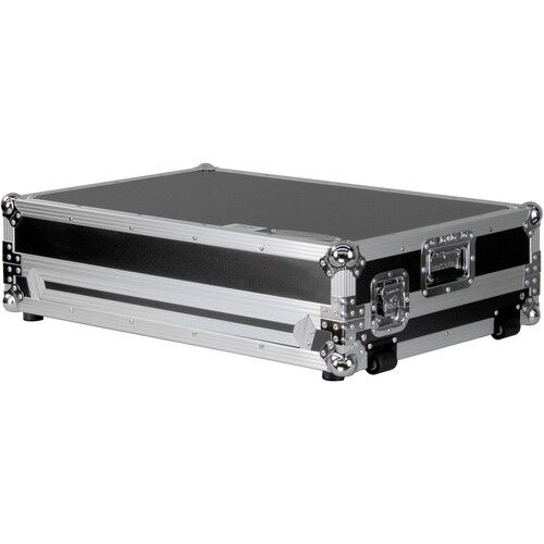  Odyssey Glide-Style Flight Case with Wheels for Pioneer XDJ-RX3 (Black / Silver)