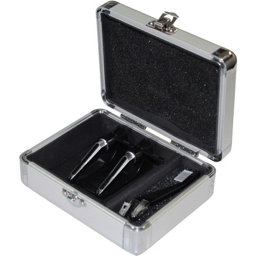  Odyssey Krom Pro2 Cartridge Case - For Two Turntable Cartridges (Silver)