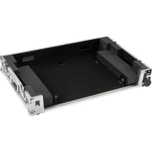  Odyssey DDJ-FLX10 Flight Case with Corner Wheels (Black/Silver)