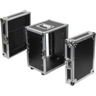 Odyssey Flight Zone Series Half-Rack Flight Case (8 RU)