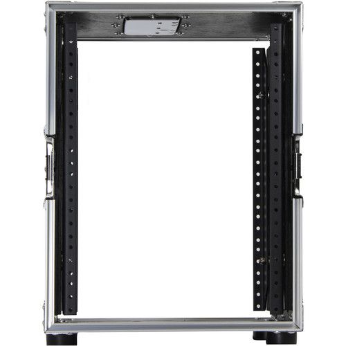  Odyssey Flight Zone Series Half-Rack Flight Case (8 RU)