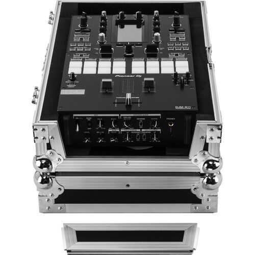  Odyssey Flight Case for Pioneer DJM-S11 Mixer (Silver on Black)