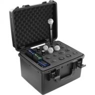 Odyssey MUMIC16 Vulcan Series Handheld Microphone Case with Storage (16 Microphones)