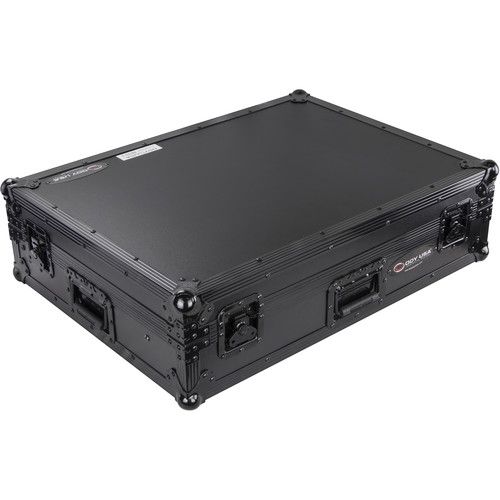  Odyssey Flight Zone BLACK LABEL Glide Style Case for Denon Prime 4+ DJ Controller (All Black)