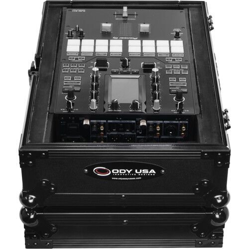  Odyssey Black Label Flight Case for Pioneer DJM-S7 & Rane Seventy-Two DJ Mixers (All Black)