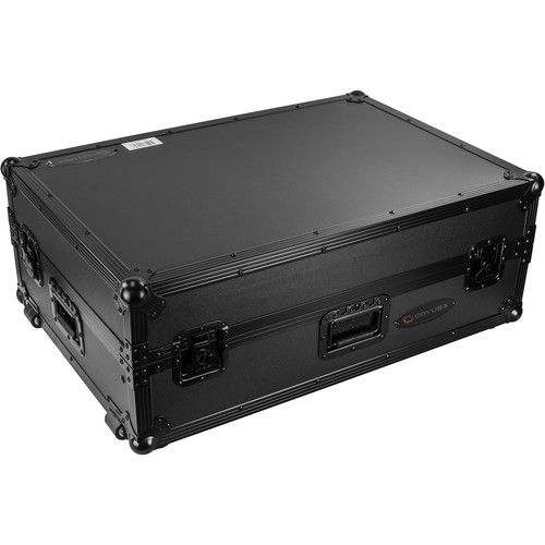 Odyssey Flight Zone Case with Laptop Platform and 2 RU Rackspace for Denon DJ Prime 4 (Black)