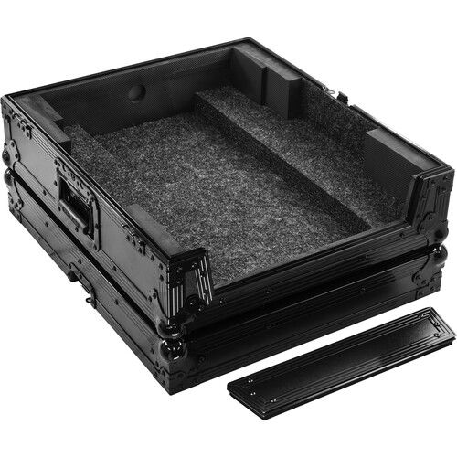  Odyssey Black Label Flight Case for Pioneer DJM-V10 Mixer (Black on Black)