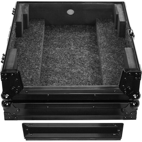  Odyssey Black Label Flight Case for Pioneer DJM-V10 Mixer (Black on Black)