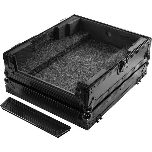  Odyssey Black Label Flight Case for Pioneer DJM-V10 Mixer (Black on Black)