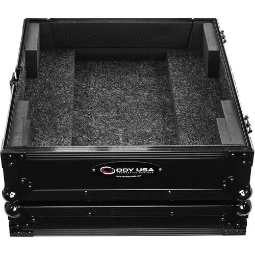  Odyssey Black Label Flight Case for Pioneer DJM-V10 Mixer (Black on Black)