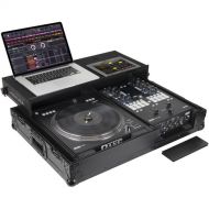 Odyssey Black Label Glide Style DJ Coffin for Rane Seventy-Two Mixer & Twelve Controller (Black Hardware)