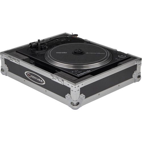  Odyssey Flight Case for Single Turntable (Aluminum Trim and Hardware)