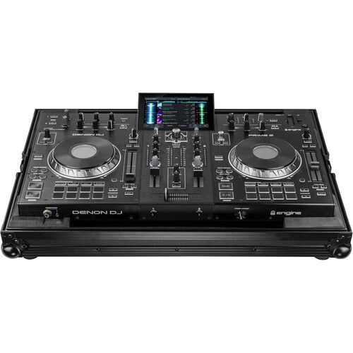  Odyssey Black Label Case for Denon Prime 2 DJ Controller System (All Black)