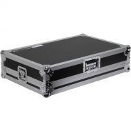 Odyssey Flight Zone Low-Profile Series DJ Controller Case for Pioneer DDJ-REV7 (Silver on Black)