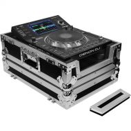 Odyssey Flight Zone Case for Universal Large Format Media Player (Silver on Black)