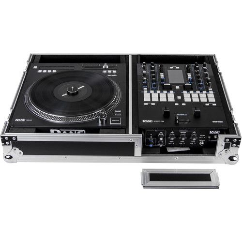  Odyssey Flight Zone Compact Battle Coffin for Rane Seventy-Two and Twelve Controller (Silver & Black)