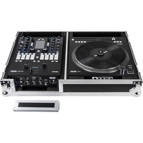  Odyssey Flight Zone Compact Battle Coffin for Rane Seventy-Two and Twelve Controller (Silver & Black)