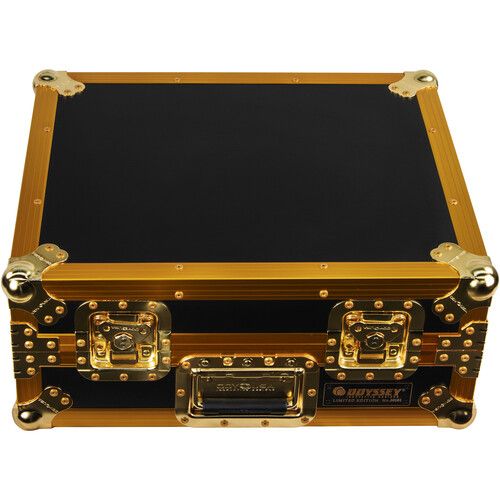  Odyssey Limited Edition Turntable Flight Case (Black & Gold)