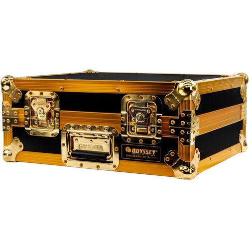  Odyssey Limited Edition Turntable Flight Case (Black & Gold)