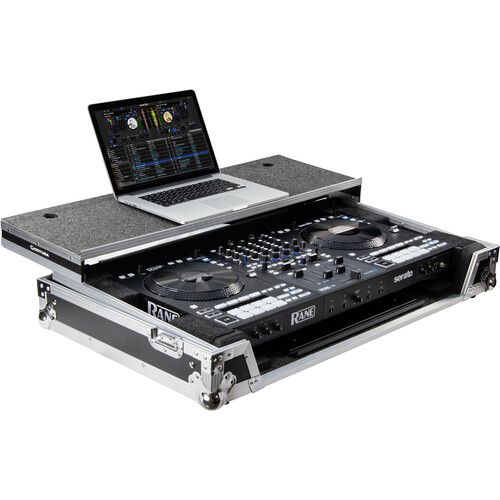  Odyssey RANE FOUR Flight Case with Glide Tray and Laptop Platform