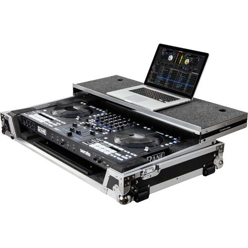  Odyssey RANE FOUR Flight Case with Glide Tray and Laptop Platform