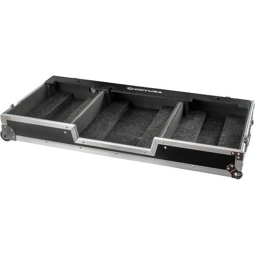  Odyssey DJ Coffin Case for Pioneer DJM-A9 / CDJ-3000 or Similar Size Gear (Silver on Black)