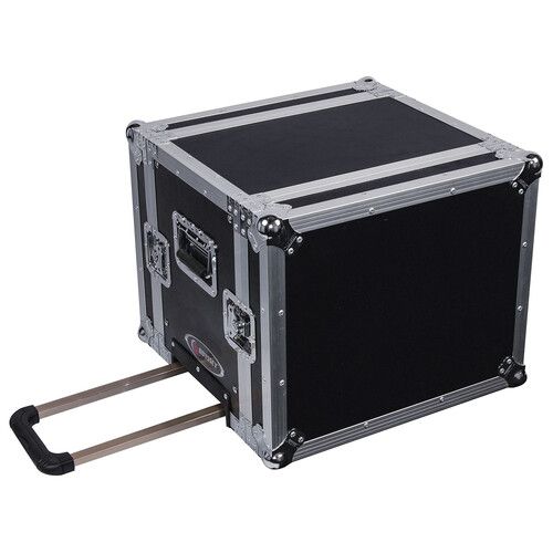  Odyssey FZER8HW Flight Zone Rolling Shallow Eight Space Special Effects Rack Case