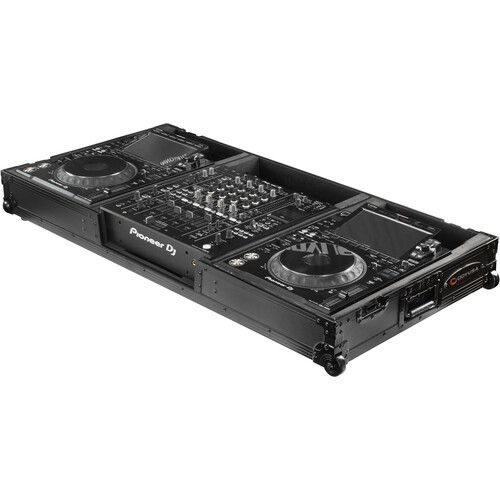  Odyssey DJ Coffin Case with Wheels for Pioneer DJM-A9 / CDJ-3000 or Similar Size Gear (Black Label)