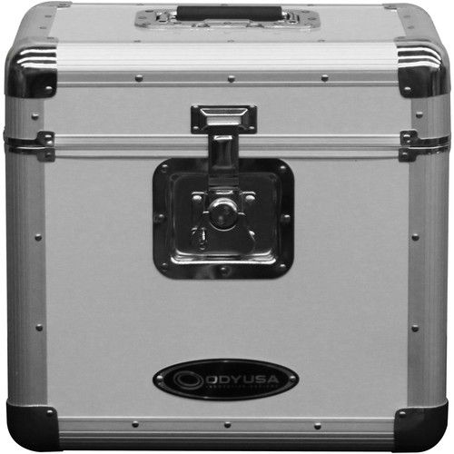  Odyssey Krom Series KLP2 Stackable Record/Utility Case (Silver)